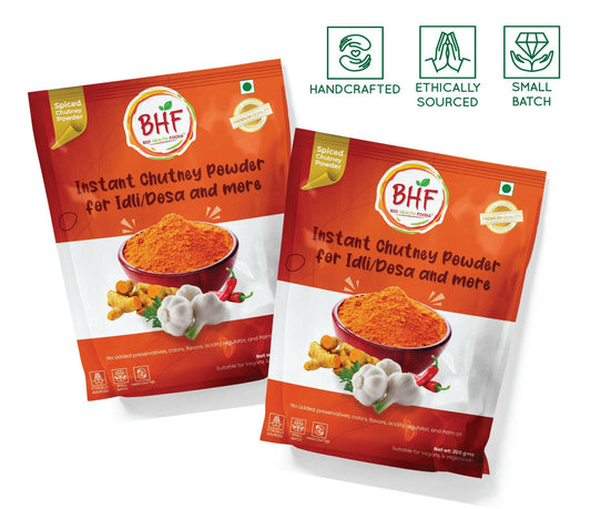 BHF Instant Chutney Powder - Pack of 2 (Total 400gms)