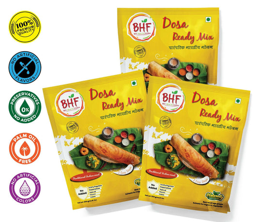 BHF Instant Dosa - Pack of 3 (Total 600gms)