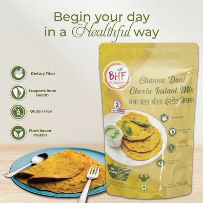 BHF Instant Channa Dal Chilla – 3er-Pack (insgesamt 600 g)